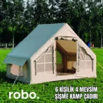 ROBO 6 Kişilik 4 Mevsim Şişme Kamp Çadırı - Görsel 2