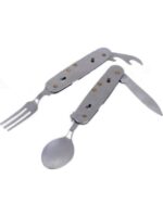 Square Kumanya Çakısı 6 Fonksiyonlu Kaşık Çatal Kiti Küçük Boy - Görsel 3