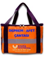 Akana Deprem-Afet Çantası Tek Özel Gıda ve Su Içeren 5 Kişilik Set