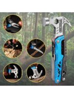 Dekohop Outdoor Profesyonel Çakı Çekiç Pense Ateş Taşı Vidalama Kamp Piknik ve Doğa Çok Fonksiyonlu alet seti