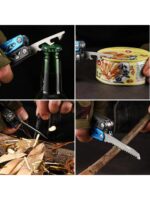 Dekohop Outdoor Profesyonel Çakı Çekiç Pense Ateş Taşı Vidalama Kamp Piknik ve Doğa Çok Fonksiyonlu alet seti - Görsel 5