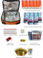 Akana Deprem-Afet Çantası Tek Özel Gıda ve Su Içeren 5 Kişilik Set - Görsel 2