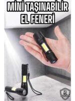 Mey Ithalat® Işıldak El Feneri Kamp Lambası Mini Taşınabilir Acil Durum Lambası Fener LED Işık