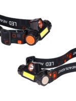 Kafa Lambası - 8 Saat Dalı Şarjlı Sensörlü Mıknatıslı - Kamp - Balıkçılık- Acil Durum Feneri - Görsel 2