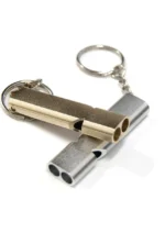 2 Adet Acil Yüksek Ses Ikaz Imdat Düdüğü Anahtarlık Alüminyum Islık Yürüyüş Sos Düdük 2 Adet