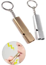 2 Adet Acil Yüksek Ses Ikaz Imdat Düdüğü Anahtarlık Alüminyum Islık Yürüyüş Sos Düdük 2 Adet - Görsel 3