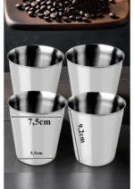 Paslanmaz Çelik Bardak Seti Kamp Piknik Bardağı 6 Adet 721504 - Görsel 2