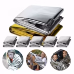 Deprem ve Afet Çantası İçin 5'li Set: Gold Termal Battaniye - Vücut Isısını Korur